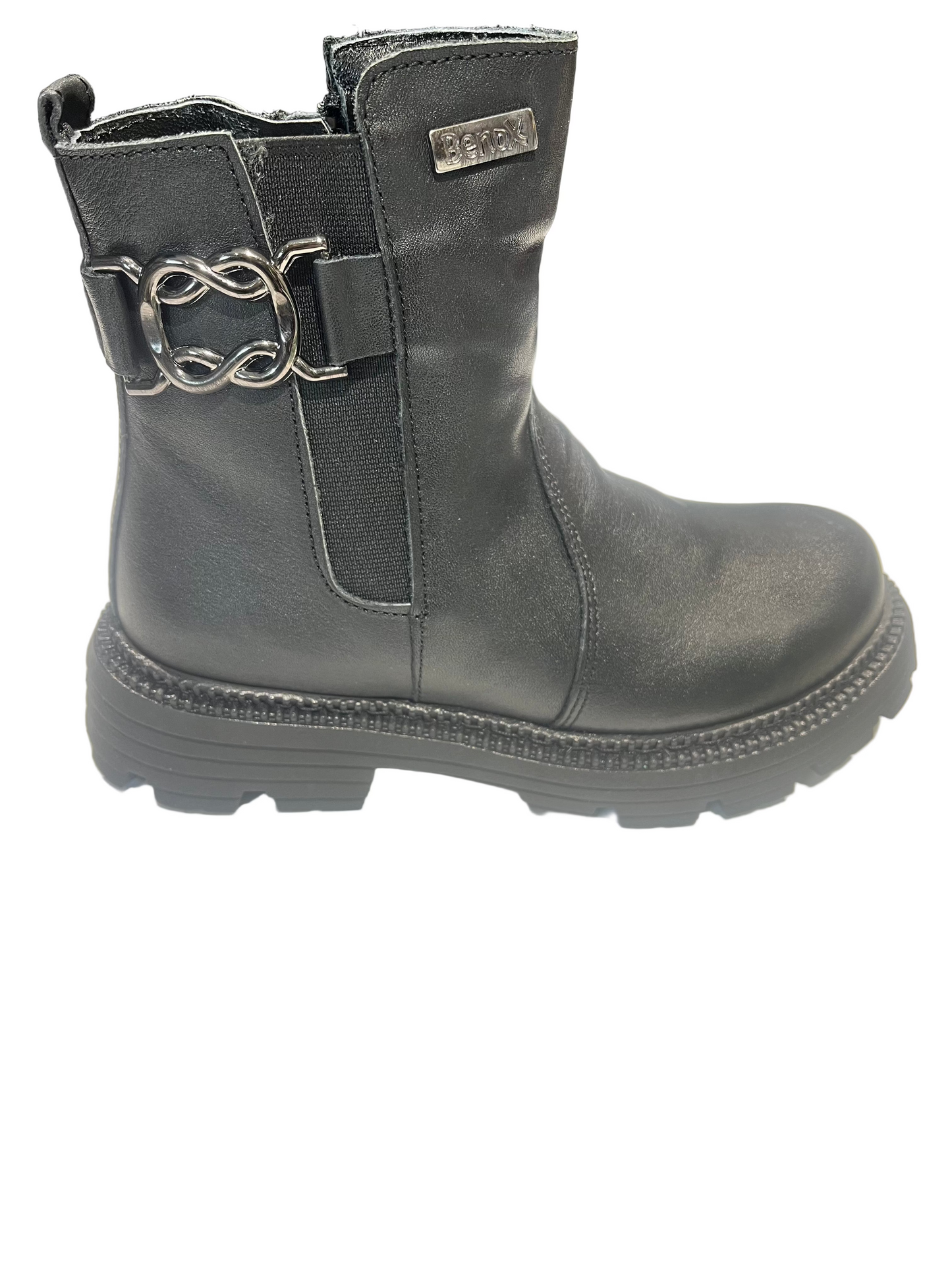 BenoX BlackBuckle gyerek Bokacsizma