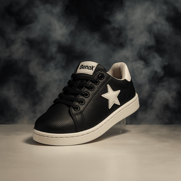 Benox Star Black Gyerekcipő - Fekete - BenoX webáruház